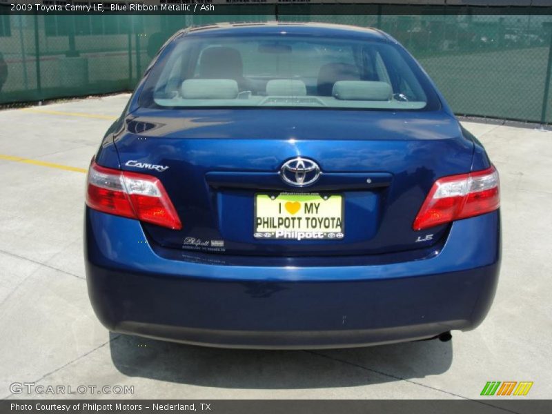 Blue Ribbon Metallic / Ash 2009 Toyota Camry LE