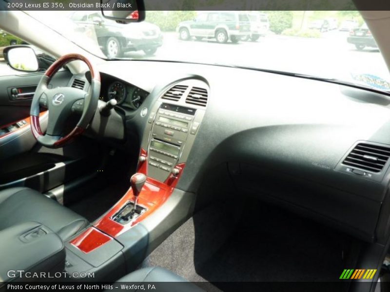 Obsidian Black / Black 2009 Lexus ES 350