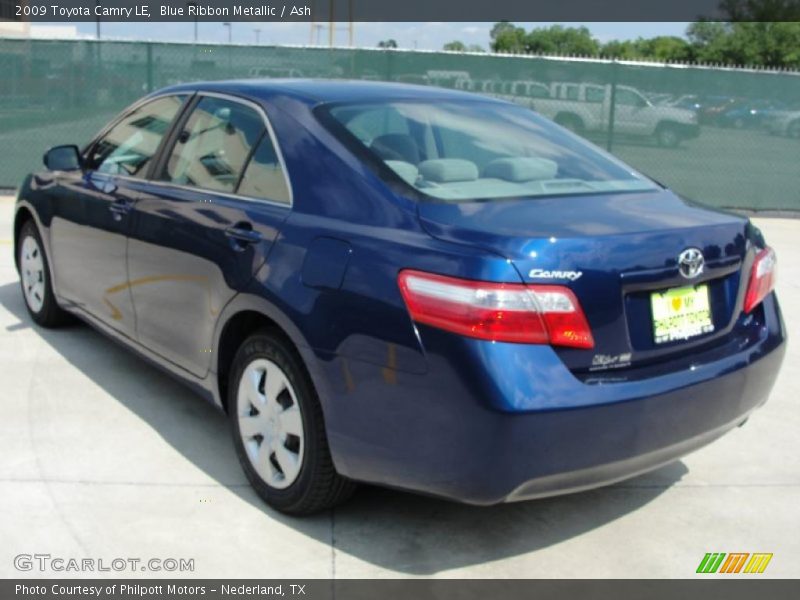 Blue Ribbon Metallic / Ash 2009 Toyota Camry LE