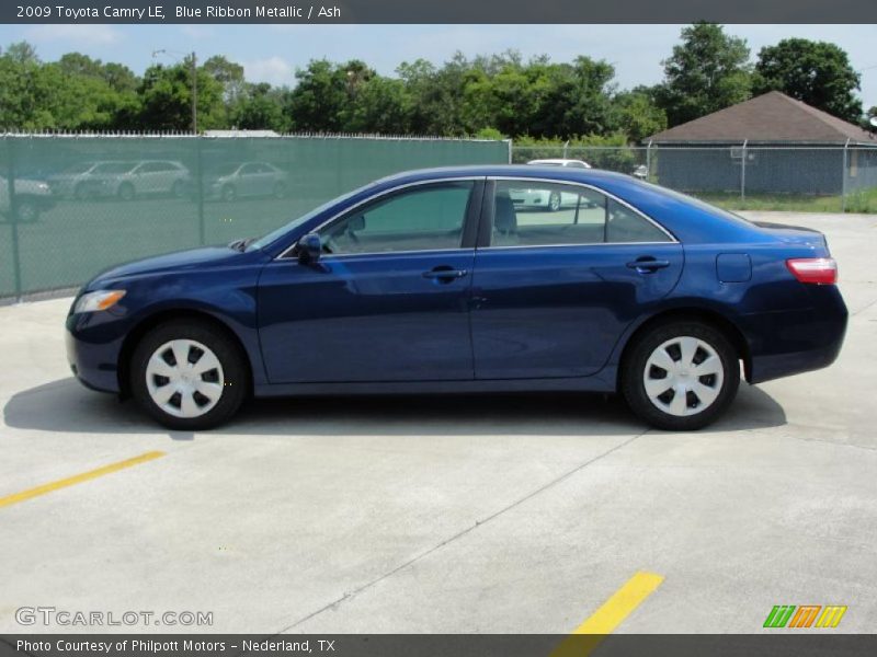 Blue Ribbon Metallic / Ash 2009 Toyota Camry LE