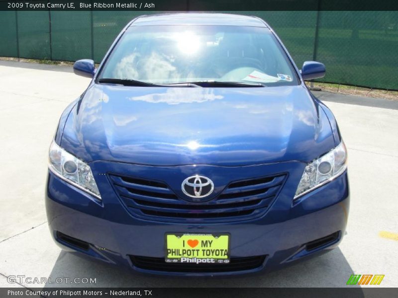 Blue Ribbon Metallic / Ash 2009 Toyota Camry LE