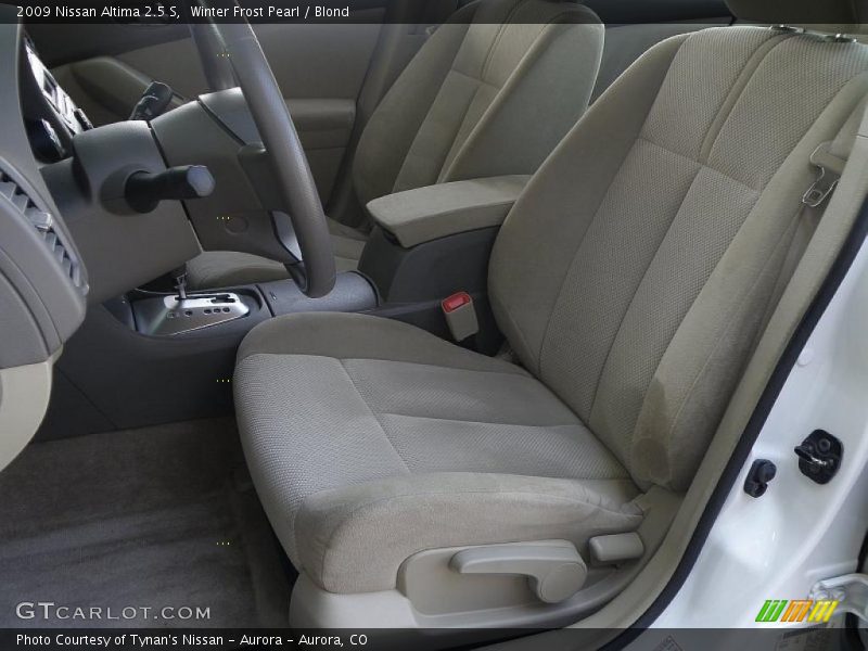 Winter Frost Pearl / Blond 2009 Nissan Altima 2.5 S