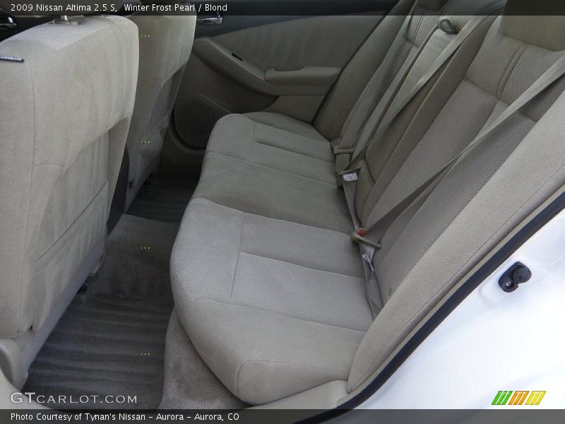 Winter Frost Pearl / Blond 2009 Nissan Altima 2.5 S