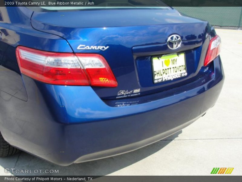 Blue Ribbon Metallic / Ash 2009 Toyota Camry LE