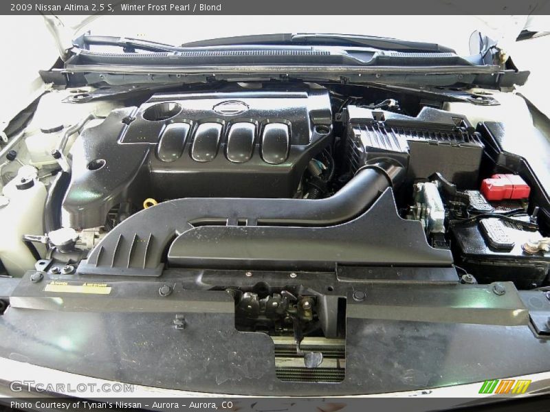 Winter Frost Pearl / Blond 2009 Nissan Altima 2.5 S