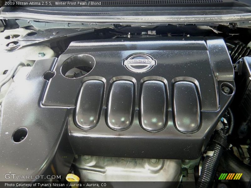 Winter Frost Pearl / Blond 2009 Nissan Altima 2.5 S