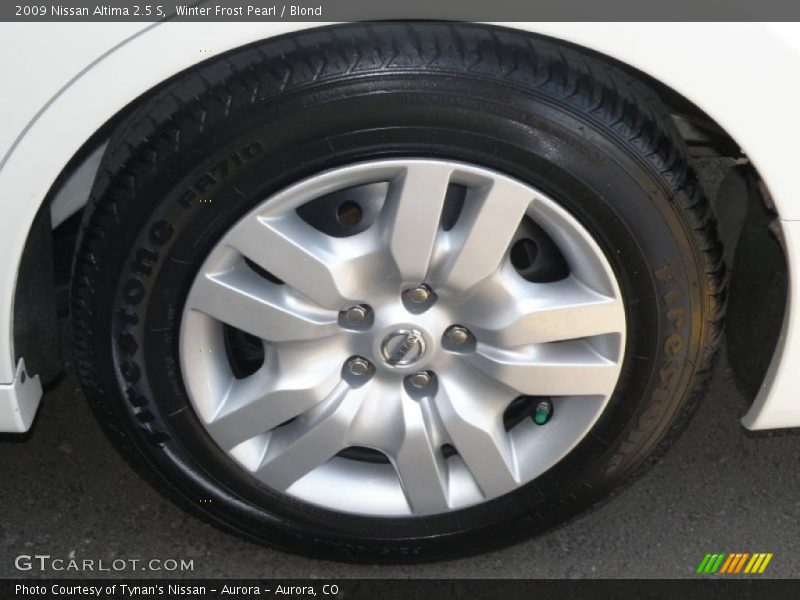 Winter Frost Pearl / Blond 2009 Nissan Altima 2.5 S
