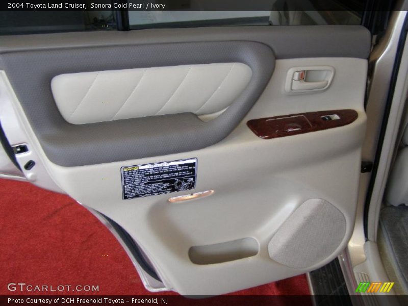 Sonora Gold Pearl / Ivory 2004 Toyota Land Cruiser