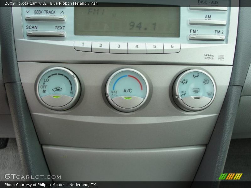 Blue Ribbon Metallic / Ash 2009 Toyota Camry LE