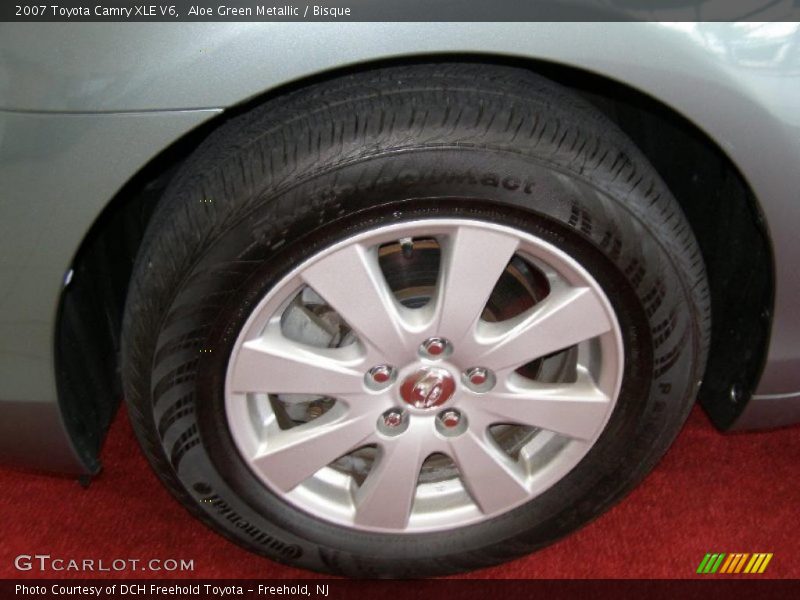 Aloe Green Metallic / Bisque 2007 Toyota Camry XLE V6