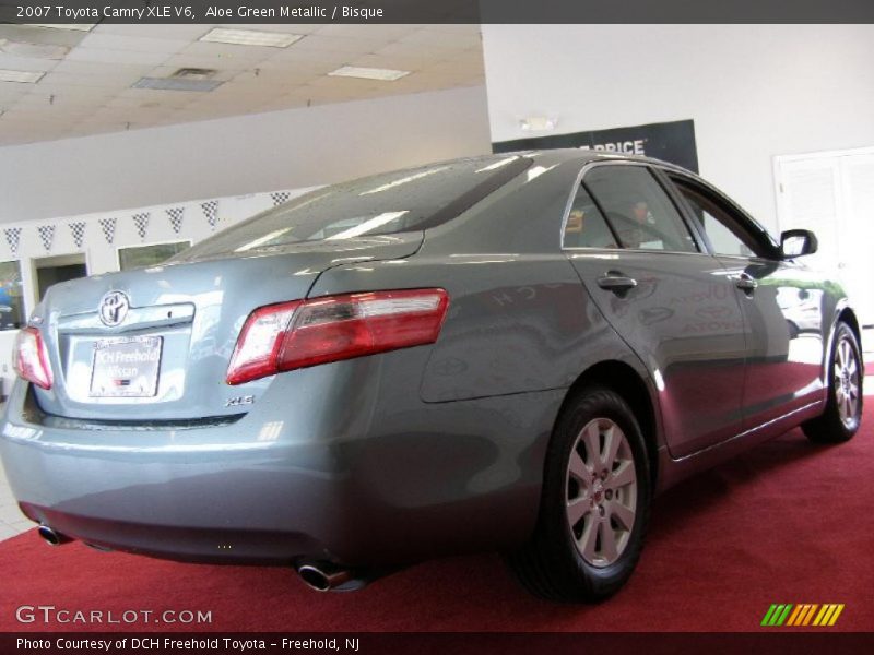 Aloe Green Metallic / Bisque 2007 Toyota Camry XLE V6