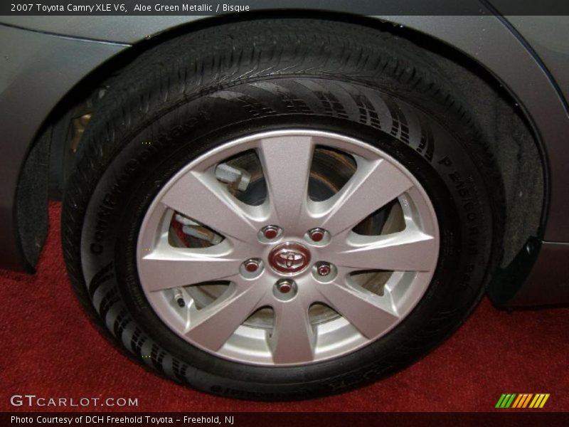 Aloe Green Metallic / Bisque 2007 Toyota Camry XLE V6