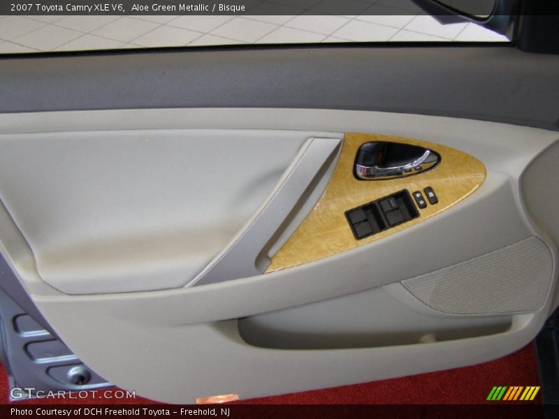 Aloe Green Metallic / Bisque 2007 Toyota Camry XLE V6