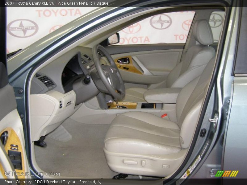 Aloe Green Metallic / Bisque 2007 Toyota Camry XLE V6