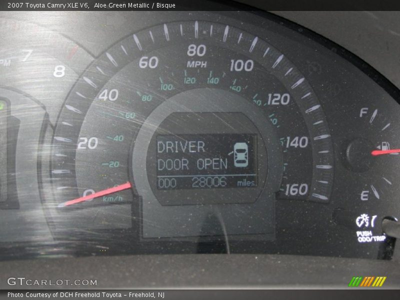 Aloe Green Metallic / Bisque 2007 Toyota Camry XLE V6