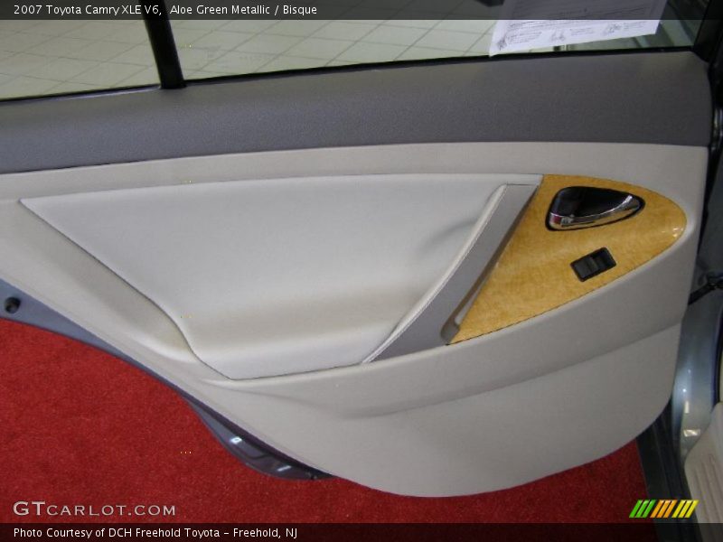Aloe Green Metallic / Bisque 2007 Toyota Camry XLE V6
