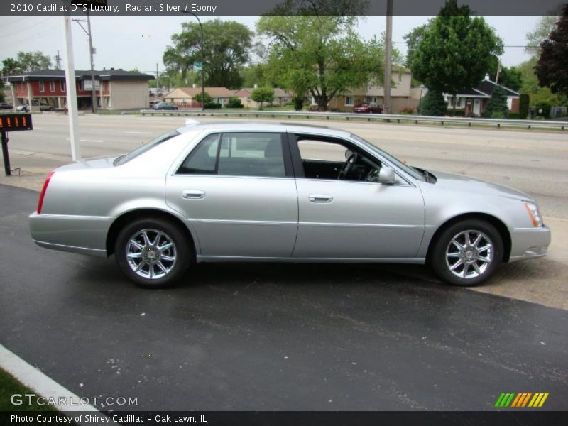 Radiant Silver / Ebony 2010 Cadillac DTS Luxury