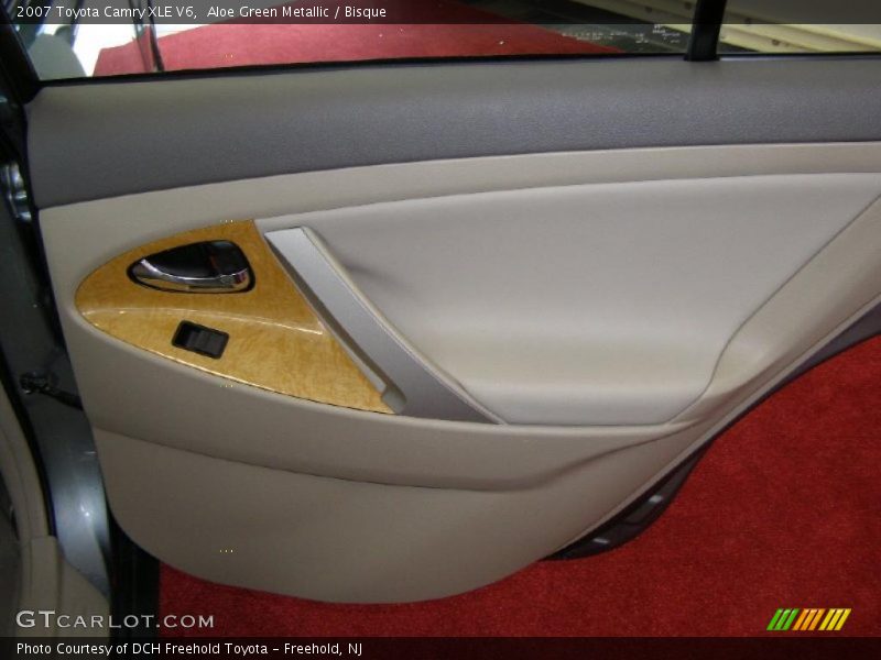 Aloe Green Metallic / Bisque 2007 Toyota Camry XLE V6