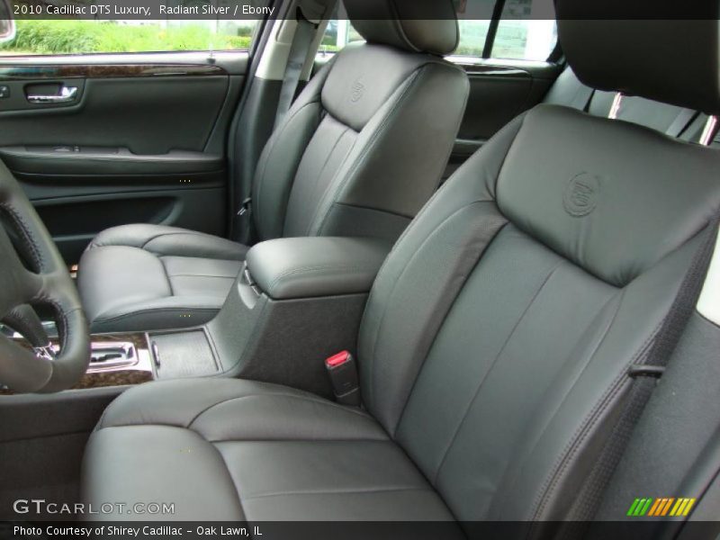 Radiant Silver / Ebony 2010 Cadillac DTS Luxury