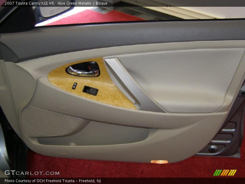 Aloe Green Metallic / Bisque 2007 Toyota Camry XLE V6
