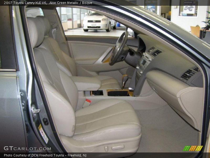 Aloe Green Metallic / Bisque 2007 Toyota Camry XLE V6
