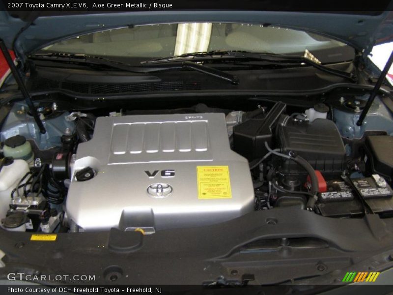 Aloe Green Metallic / Bisque 2007 Toyota Camry XLE V6