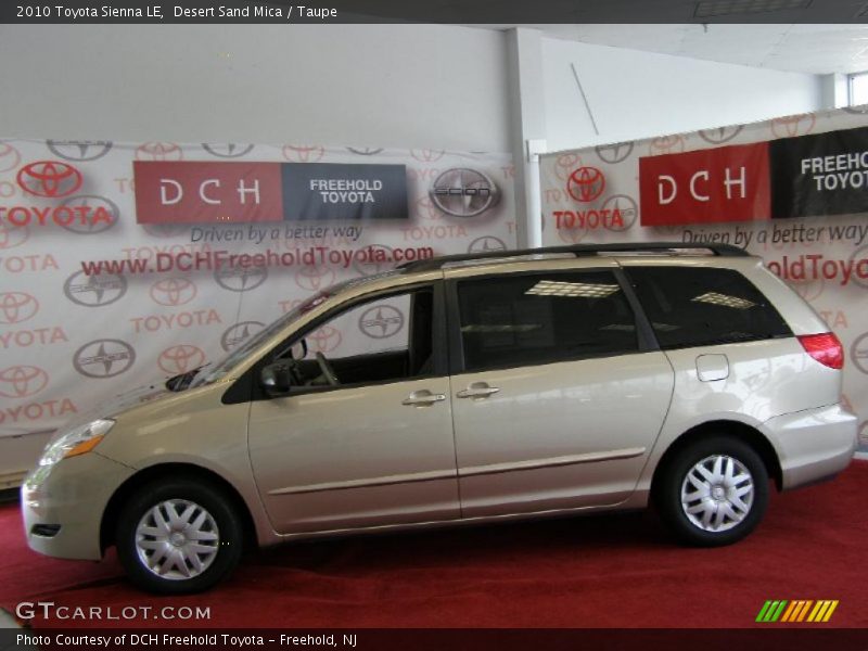 Desert Sand Mica / Taupe 2010 Toyota Sienna LE