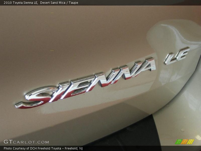 Desert Sand Mica / Taupe 2010 Toyota Sienna LE