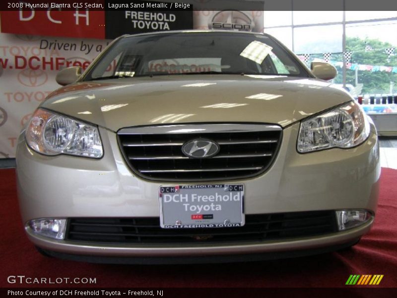 Laguna Sand Metallic / Beige 2008 Hyundai Elantra GLS Sedan