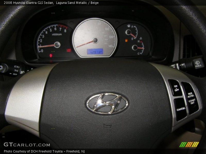 Laguna Sand Metallic / Beige 2008 Hyundai Elantra GLS Sedan