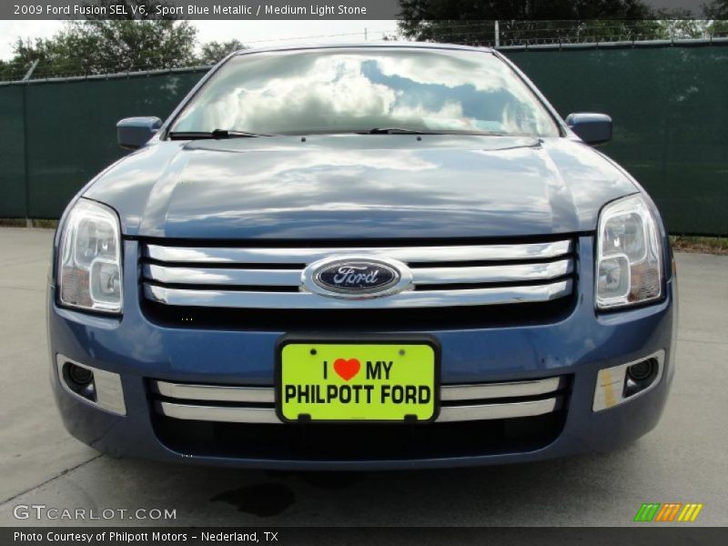 Sport Blue Metallic / Medium Light Stone 2009 Ford Fusion SEL V6