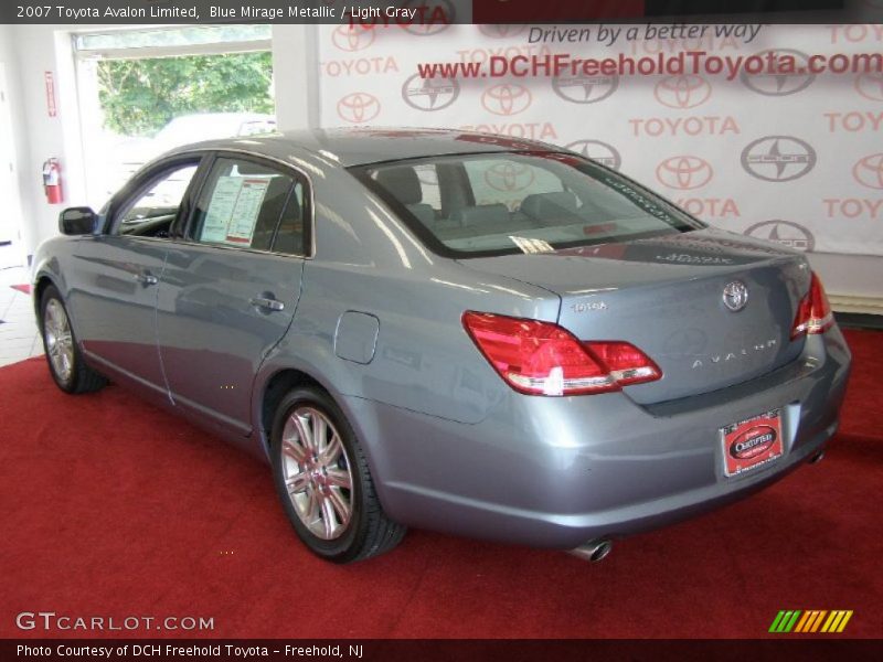 Blue Mirage Metallic / Light Gray 2007 Toyota Avalon Limited