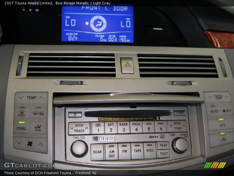 Blue Mirage Metallic / Light Gray 2007 Toyota Avalon Limited