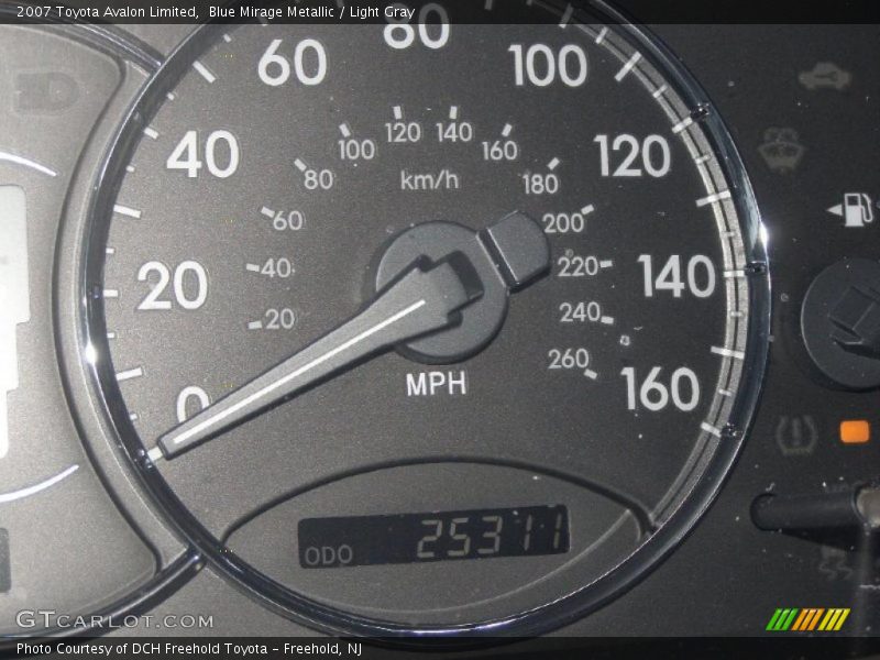 Blue Mirage Metallic / Light Gray 2007 Toyota Avalon Limited