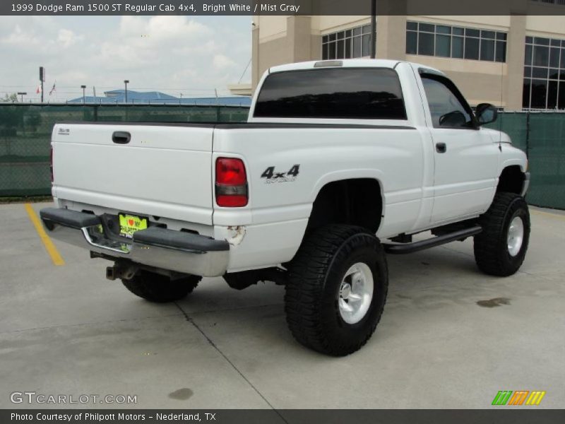 Bright White / Mist Gray 1999 Dodge Ram 1500 ST Regular Cab 4x4