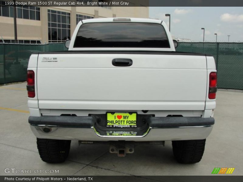 Bright White / Mist Gray 1999 Dodge Ram 1500 ST Regular Cab 4x4