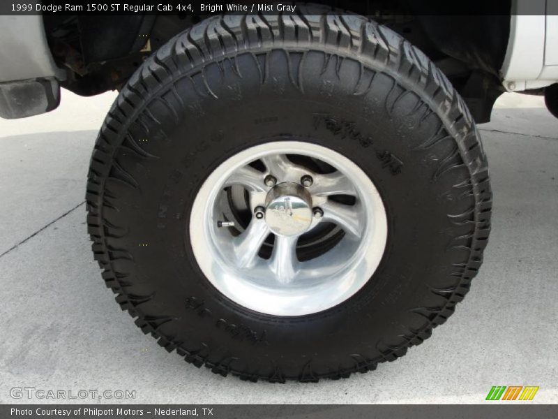 Bright White / Mist Gray 1999 Dodge Ram 1500 ST Regular Cab 4x4