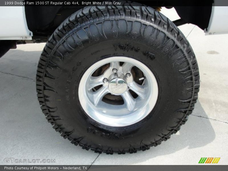 Bright White / Mist Gray 1999 Dodge Ram 1500 ST Regular Cab 4x4