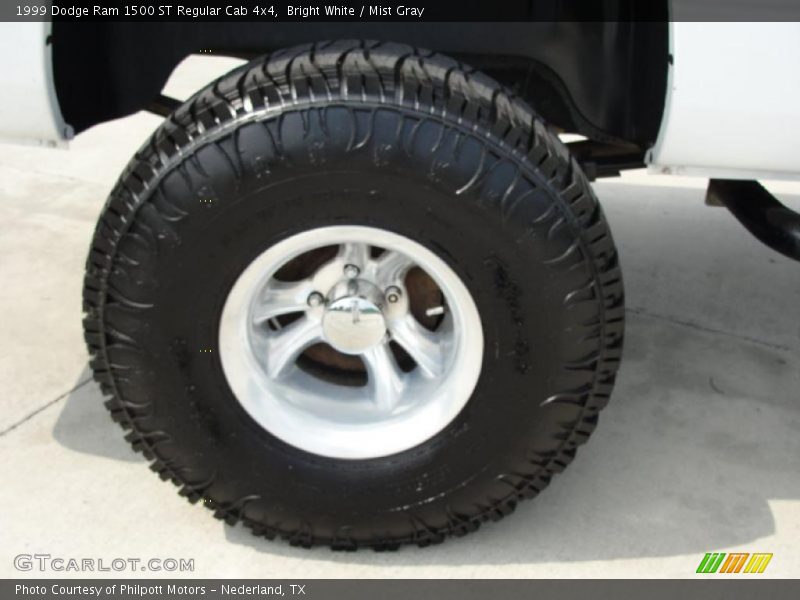Bright White / Mist Gray 1999 Dodge Ram 1500 ST Regular Cab 4x4