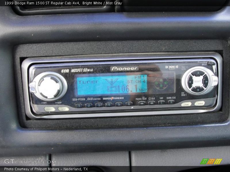 Bright White / Mist Gray 1999 Dodge Ram 1500 ST Regular Cab 4x4