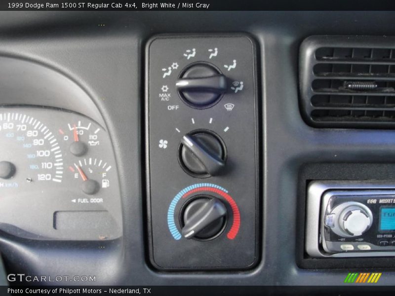 Bright White / Mist Gray 1999 Dodge Ram 1500 ST Regular Cab 4x4
