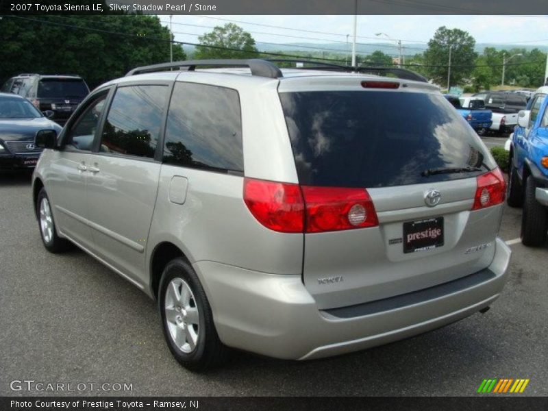 Silver Shadow Pearl / Stone 2007 Toyota Sienna LE