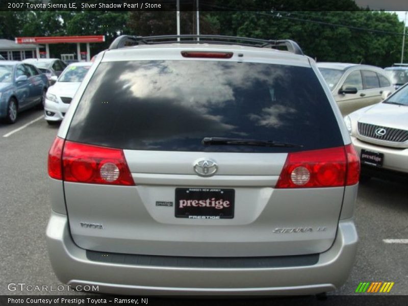 Silver Shadow Pearl / Stone 2007 Toyota Sienna LE