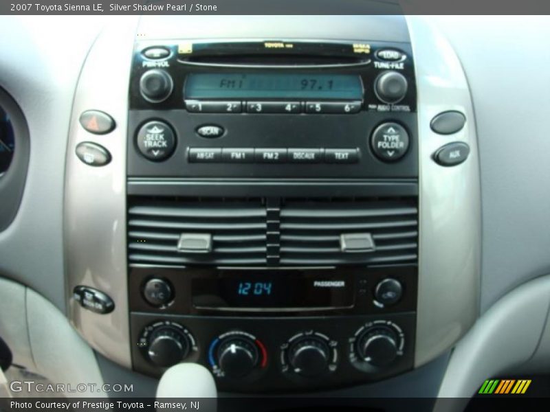 Silver Shadow Pearl / Stone 2007 Toyota Sienna LE