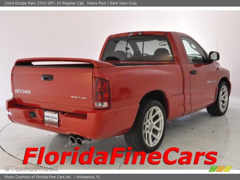 Flame Red / Dark Slate Gray 2004 Dodge Ram 1500 SRT-10 Regular Cab