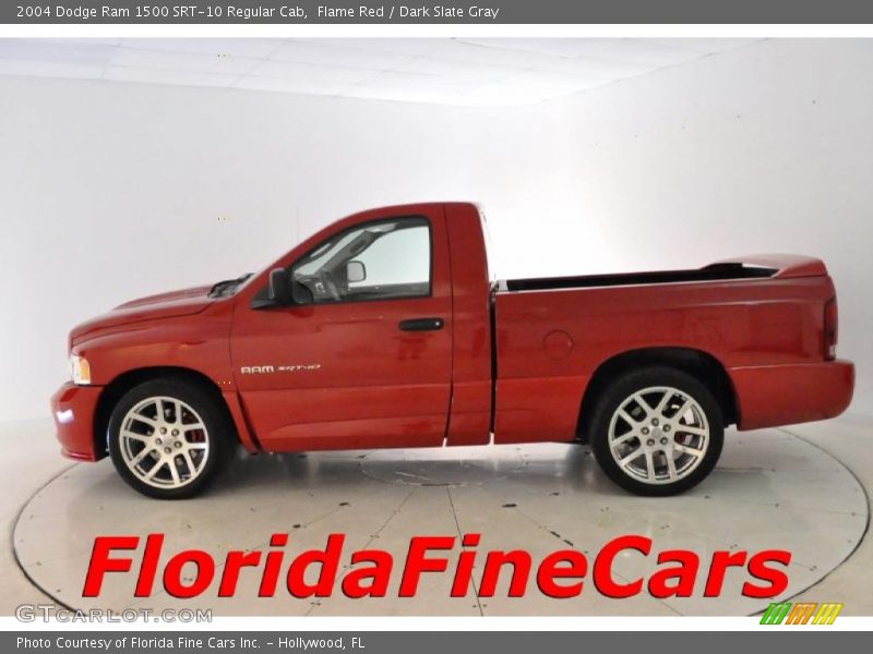 Flame Red / Dark Slate Gray 2004 Dodge Ram 1500 SRT-10 Regular Cab