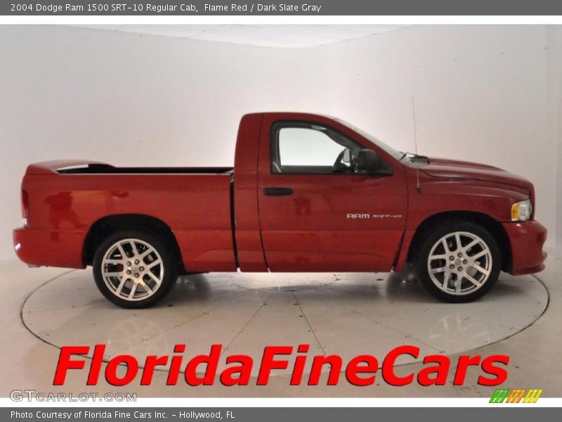 Flame Red / Dark Slate Gray 2004 Dodge Ram 1500 SRT-10 Regular Cab