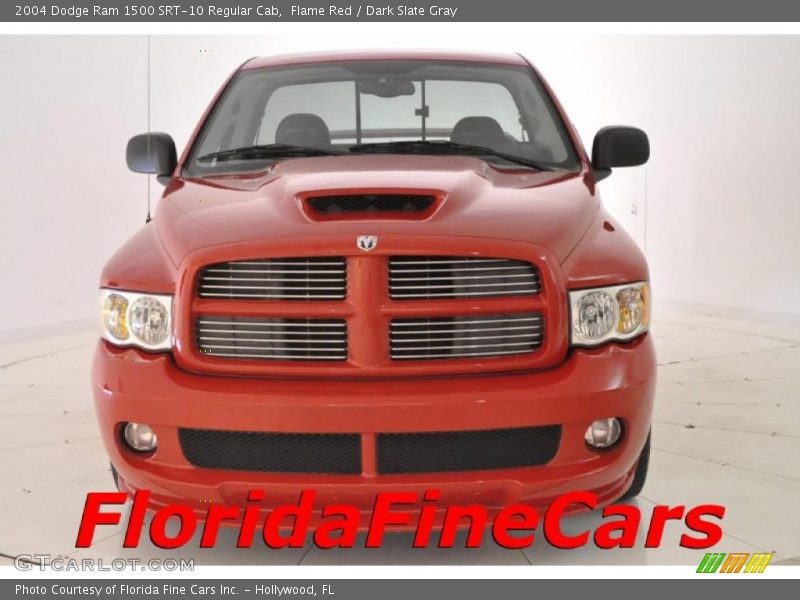 Flame Red / Dark Slate Gray 2004 Dodge Ram 1500 SRT-10 Regular Cab