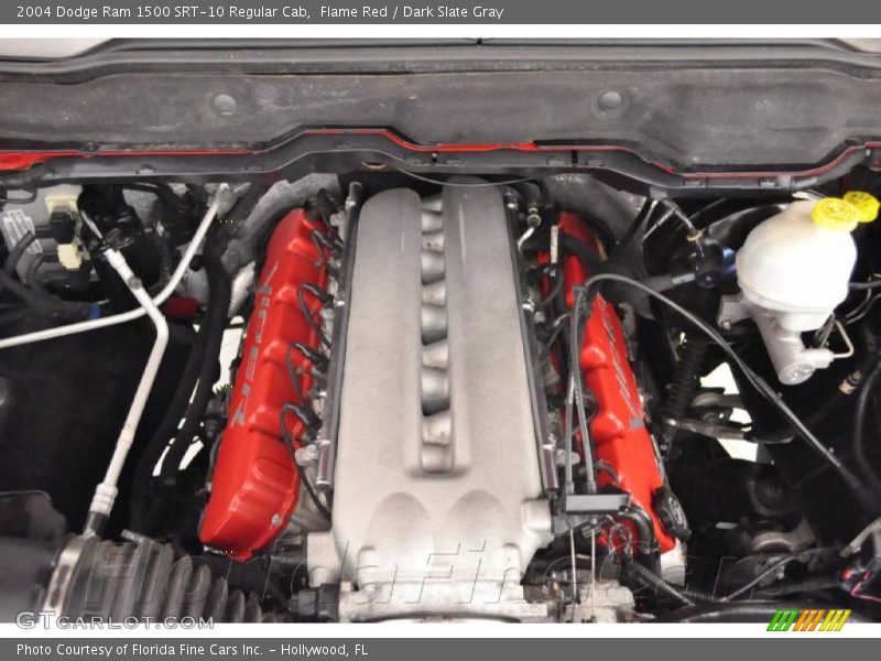 Flame Red / Dark Slate Gray 2004 Dodge Ram 1500 SRT-10 Regular Cab