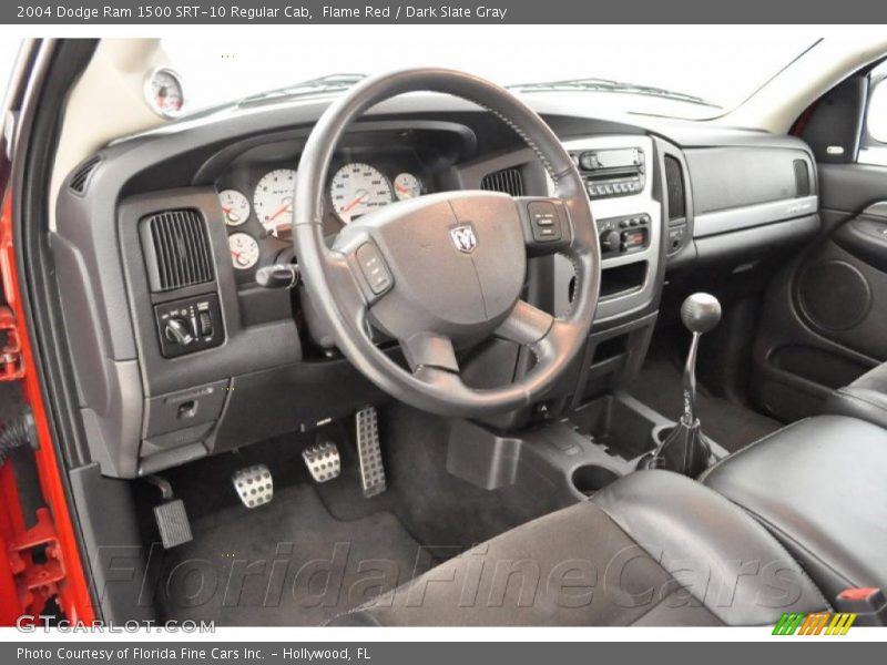 Flame Red / Dark Slate Gray 2004 Dodge Ram 1500 SRT-10 Regular Cab